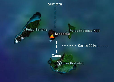 map krakatau